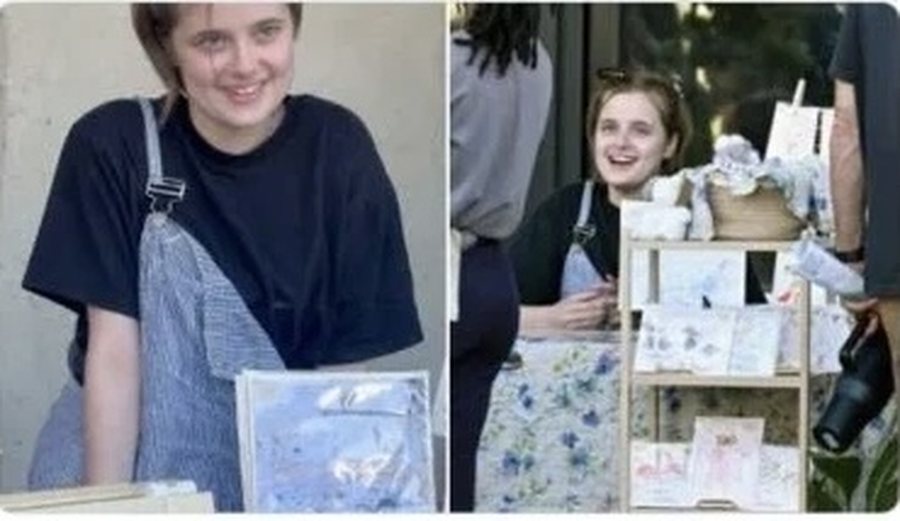 Vivienne Jolie del në treg me krijimet e saj, vëllai binjak i qëndron pranë