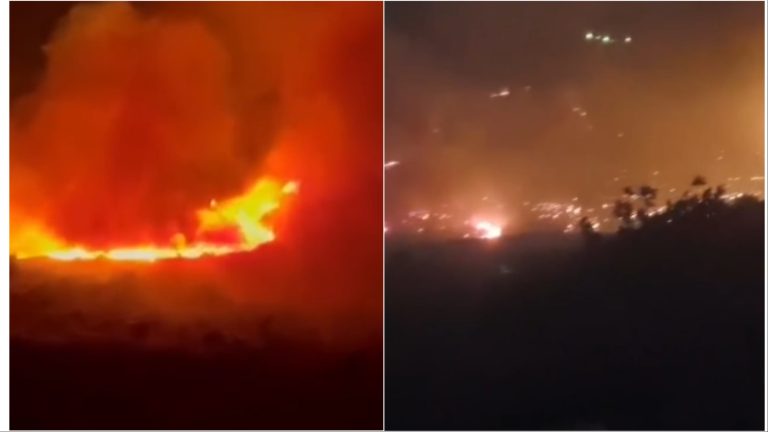 22:42 Përkeqësohet situata nga zjarri në Himarë, digjen 2 banesa, rrezikohen 40 të tjera (VIDEO)