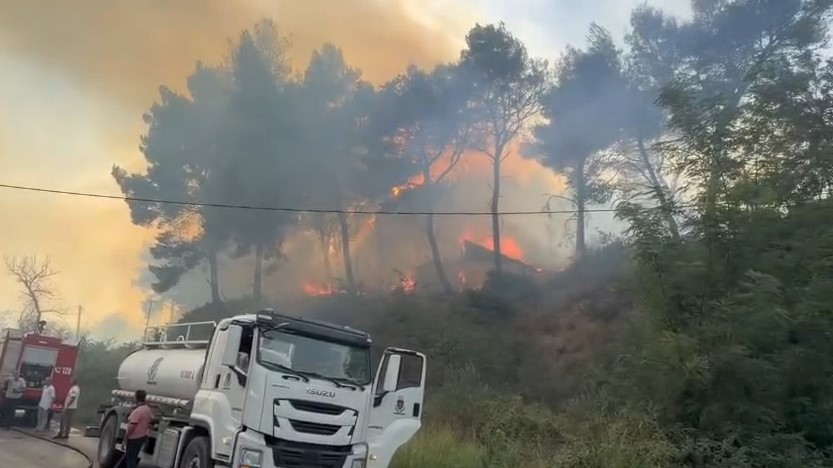 Situatë e rëndë në Qafën e Koshovicës në Fier, përfshihet nga flakët një godinë e pabanuar (VIDEO)