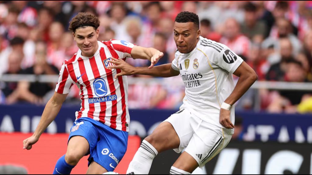 Julian Alvarez dhe Kylian Mbappe, dy polet e kundërt të derbit të Madridit