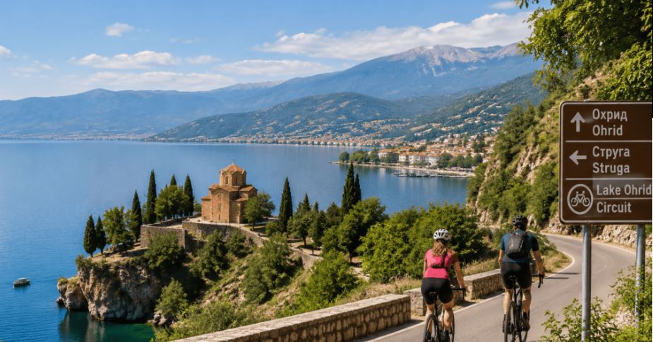 Europa dominon renditjen e rrugëve më të bukura të çiklizmit në botë, Liqeni i Ohrit në top 15