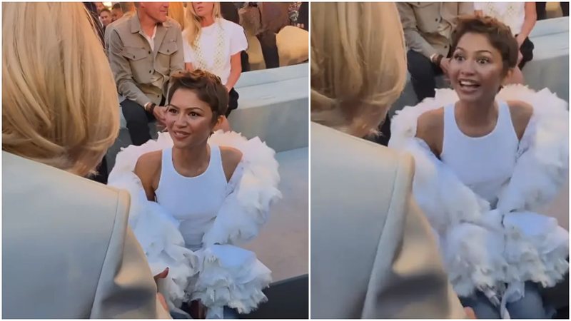 Nuk u ngrit në këmbë për t’i dhënë dorën Brigitte Macron, aktorja Zendaya “kryqëzohet” nga fansat (VIDEO)