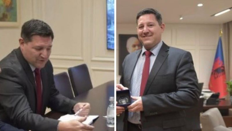 Diplomati austriak u plagos me gur nga protestuesit, reagon Ministria për Marrëdhëniet Ndërkombëtare në Vienë