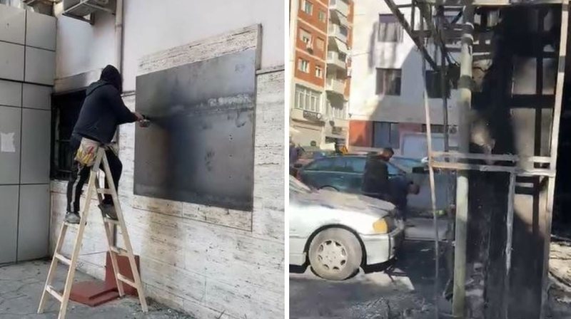 Një ditë pasi protestuesit i vunë flakën, Gjykata e Lartë blindon dritaret me mbrojtëse hekuri
