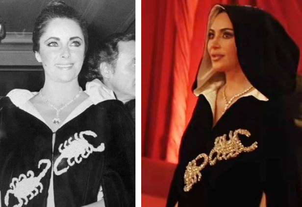 E shitur për 74,500 dollarë/ Kim Kardashian dyshohet se ka blerë pelerinën ikonike të Elizabeth Taylor