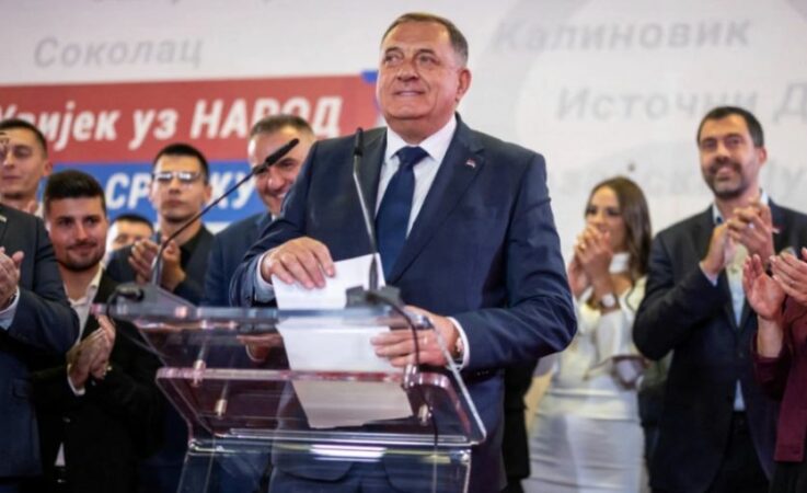 Partia e Dodikut mban pushtetin në Republikën Srpska, ish-lideri serb i Bosnjës shpall fitoren për SNSD