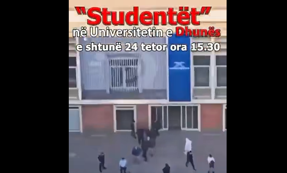 18:56 Rama publikon videon e protestuesve në selinë e PD-së: “Studentët” në Universitetin e Dhunës