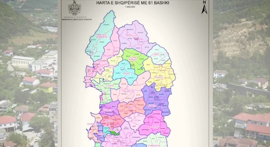 Reforma territoriale! 15 bashki shkrihen, cilat do jenë 6 qytetet e reja! Çfarë ndryshon në hartën e re